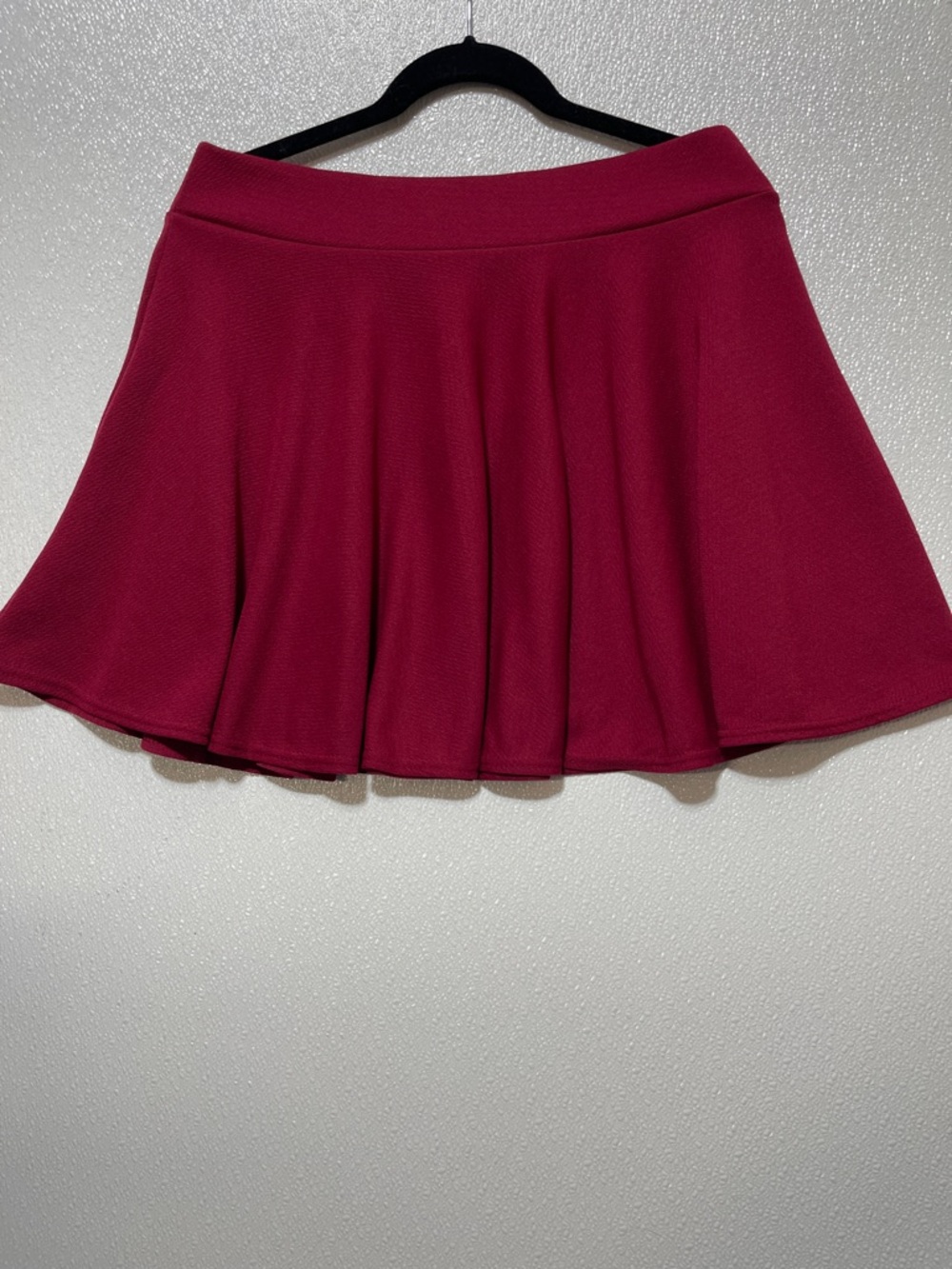 5/$25 Flared Circle Skirt in Dark Raspberry